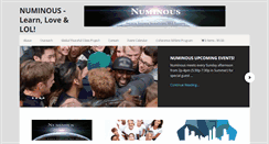 Desktop Screenshot of numinousonline.com
